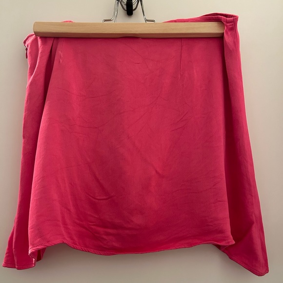 *WORN ONCE* ZARA Pink Satin Mini Skort - Picture 4 of 6